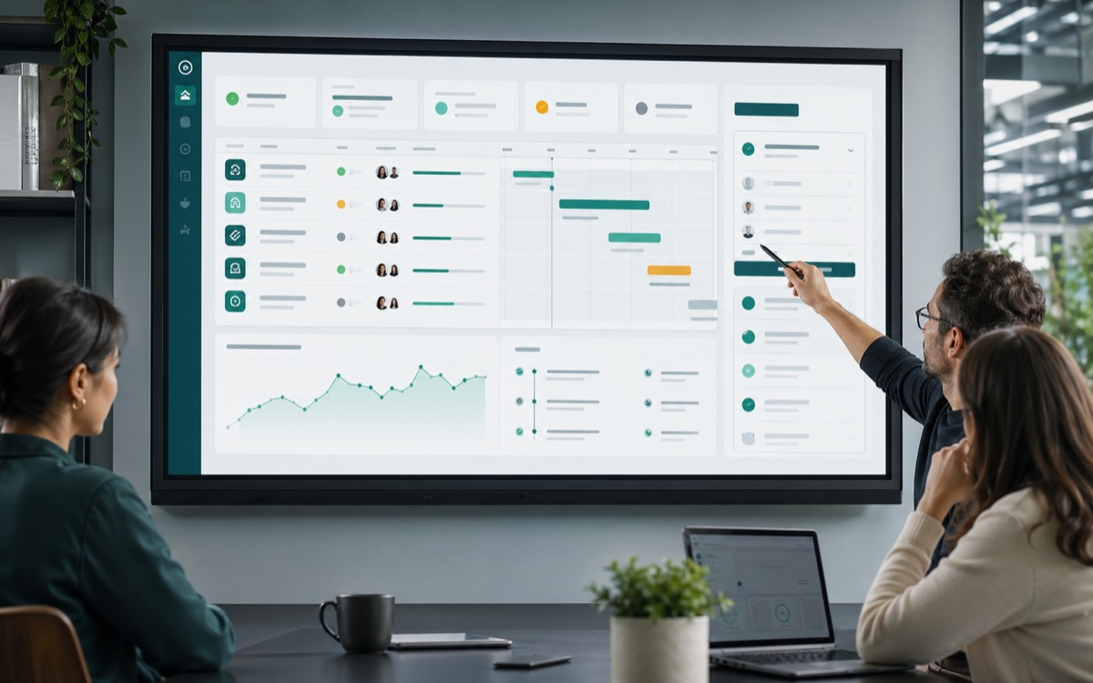 Operations dashboard used to review team status